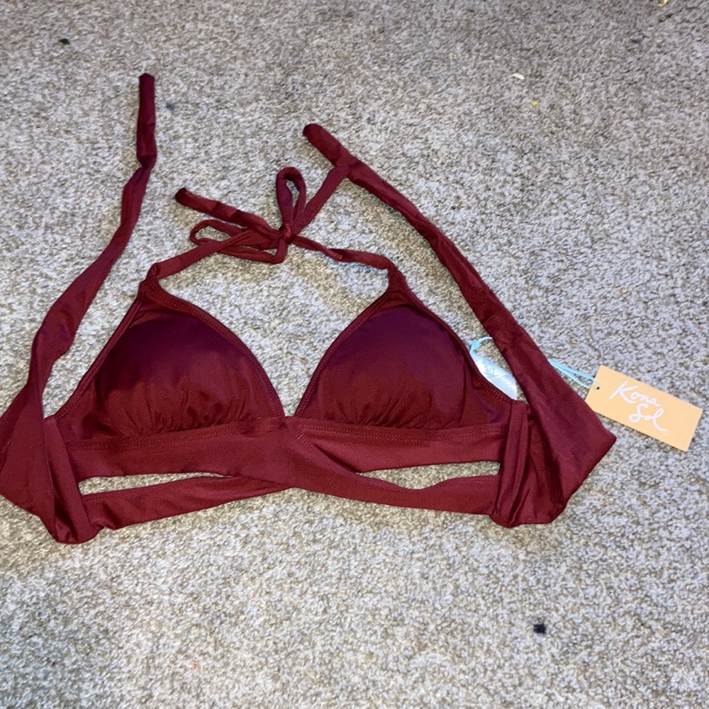 Red Swimming top